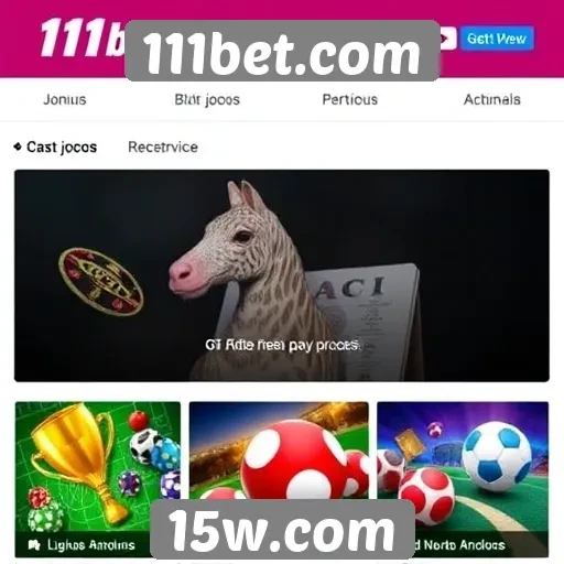Variedade de jogos disponíveis no 111bet.com